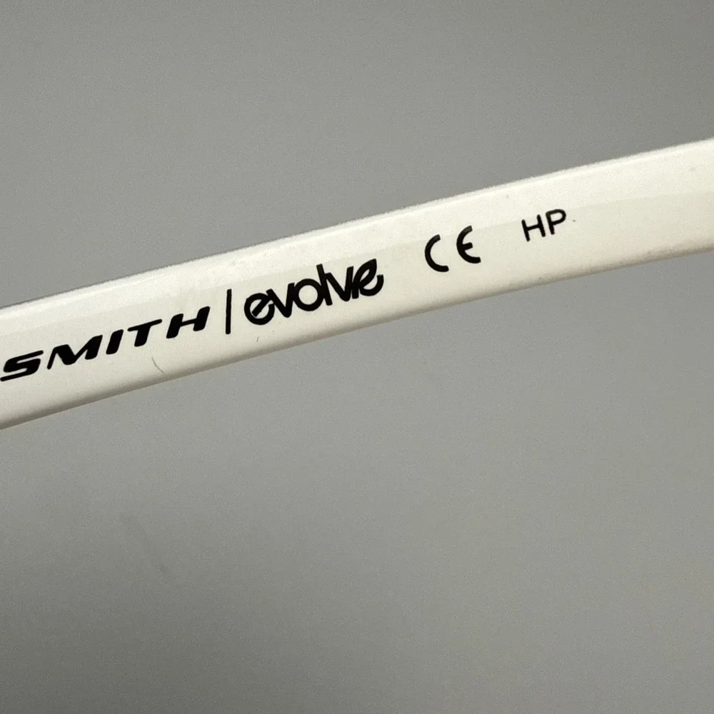 Smith Optics Evolve Authentic Parallel Rimless Sunglasses Pearl Frame Green Lens